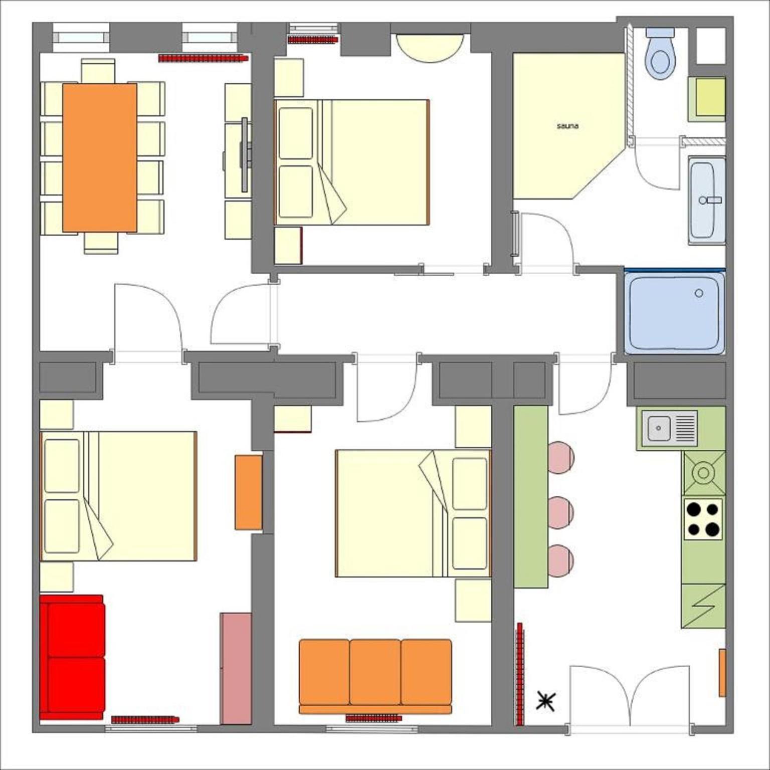 Brooklyn Sauna Apt By Ruterra Praga Exterior foto